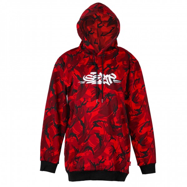 IMG_9420 Red Black Camo Hoody Front Hoodup